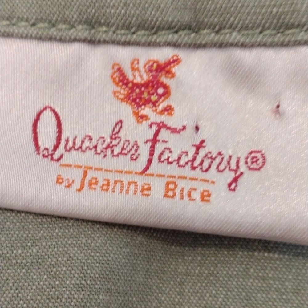 Quacker Factory Sage Embellished Button-Up Top - Picture 9 of 12